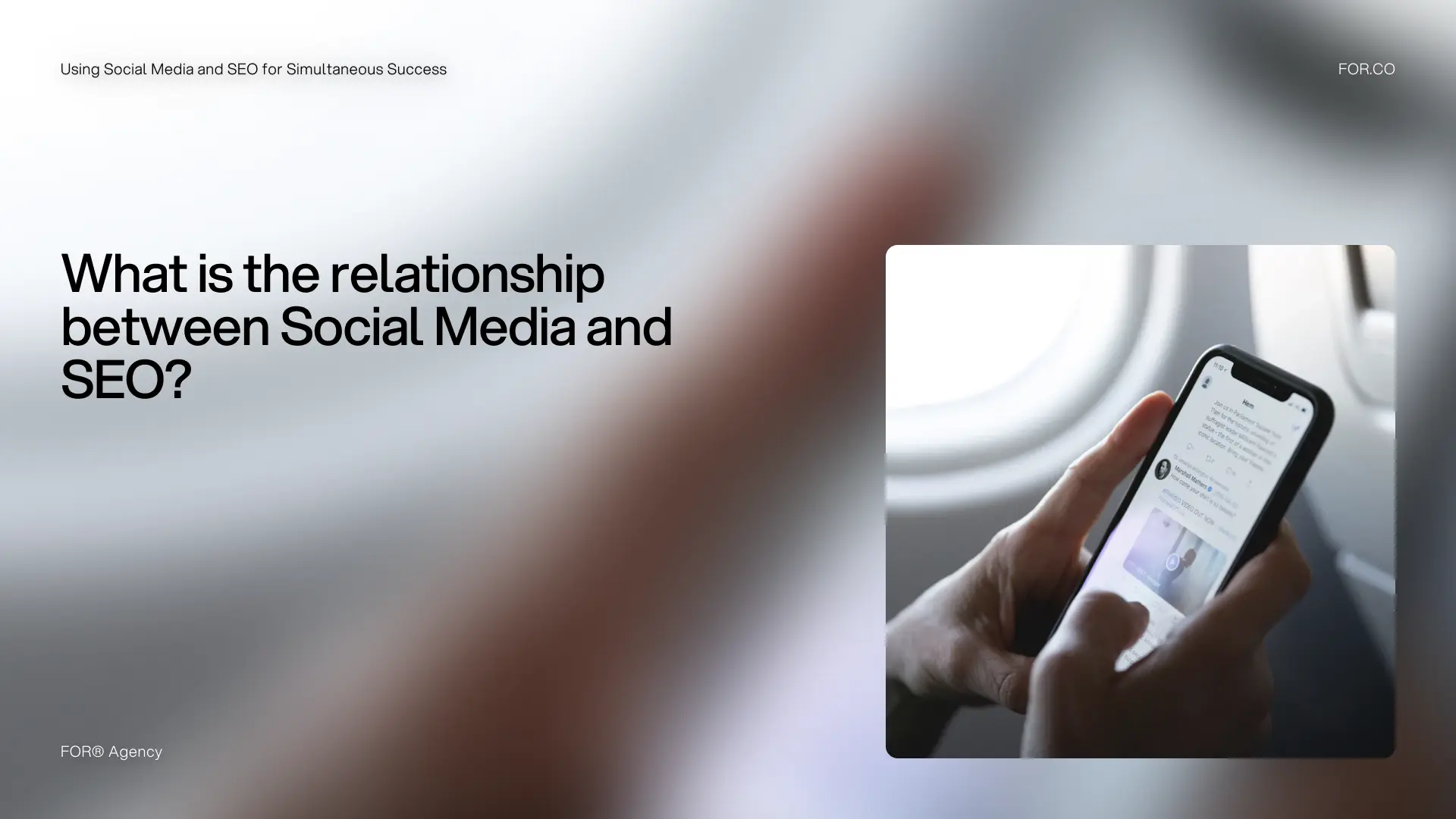 What is the relationship between social media and SEO?