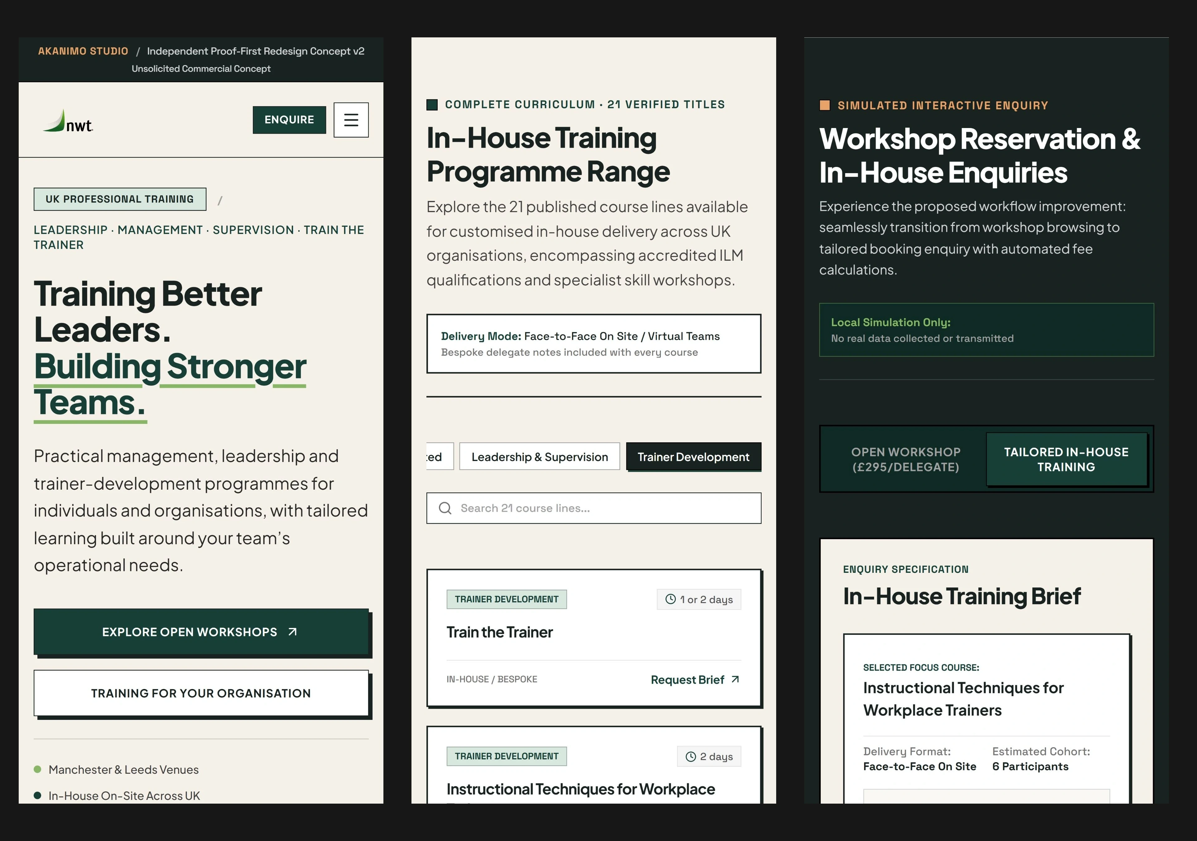 Carry the same story onto a smaller screen. — Mobile experience, desktop