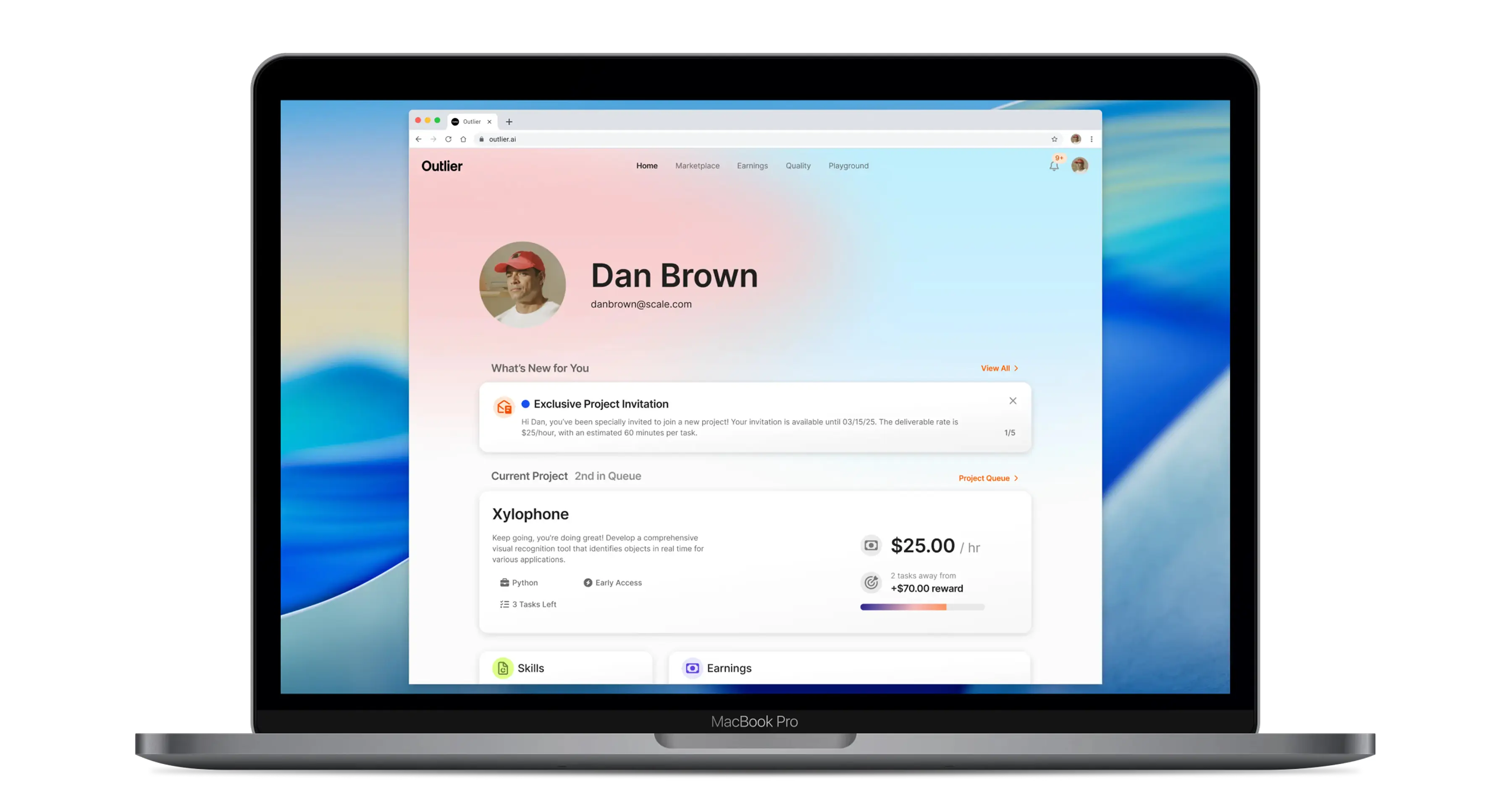 Outlier AI official platform marketing