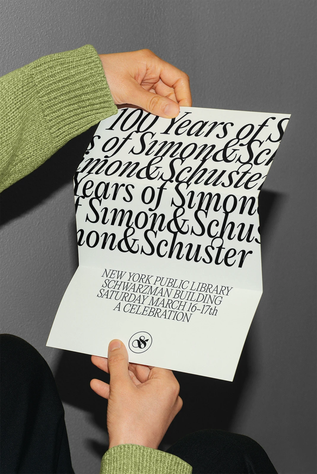 Simon & Schuster print landscape
