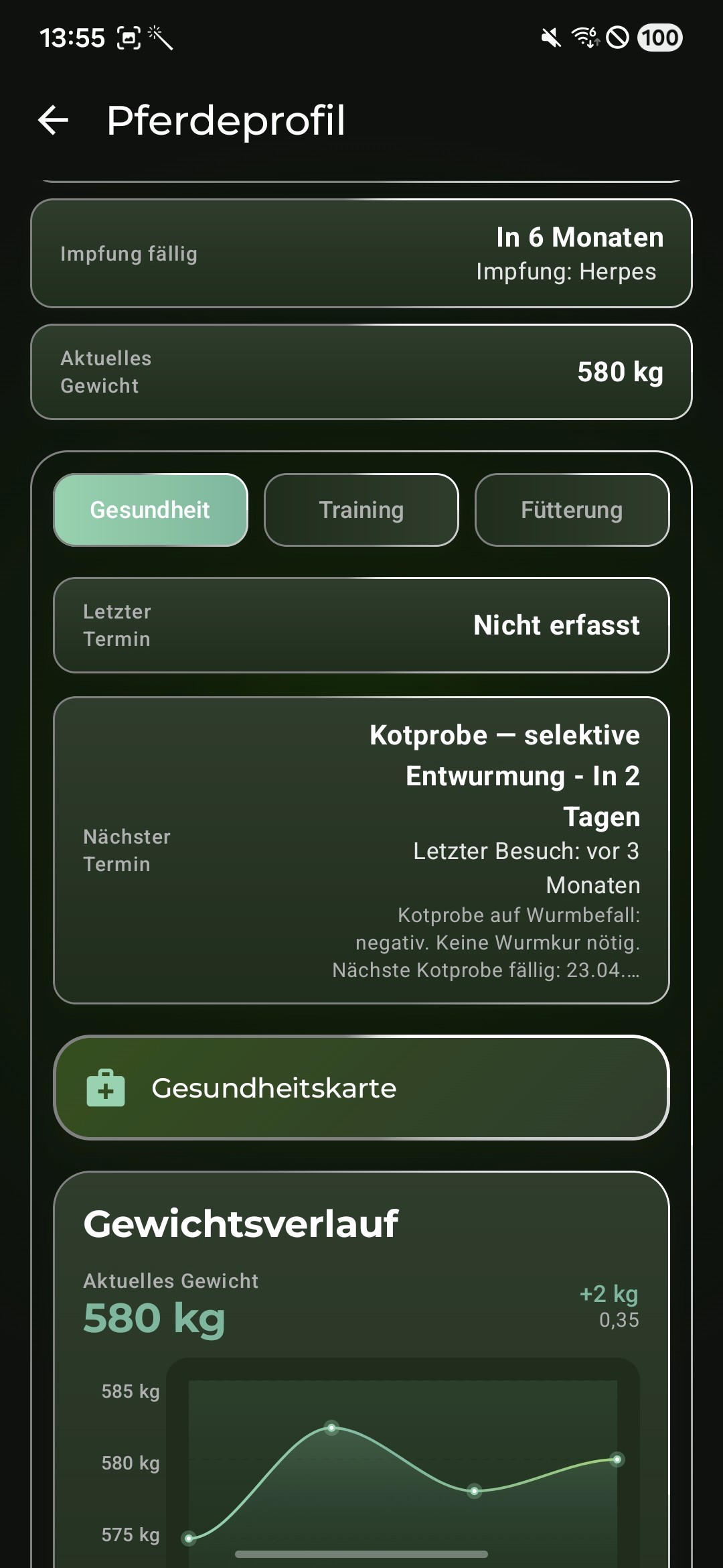 Horse Profile - ManeMap