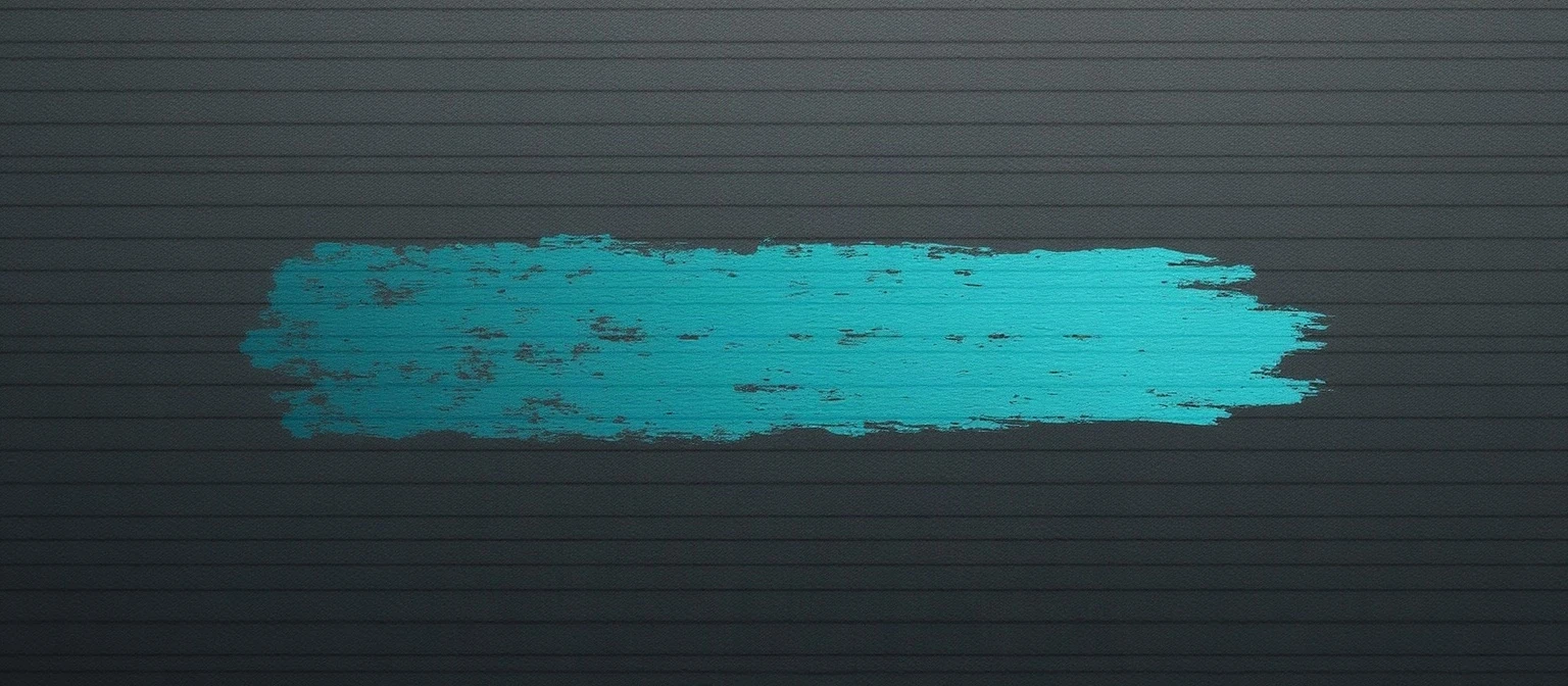 A single bright teal brushstroke highlighting one line on a dark ruled ledger page, representing the documented, auditable compliance controls behind AI-driven cold outreach.