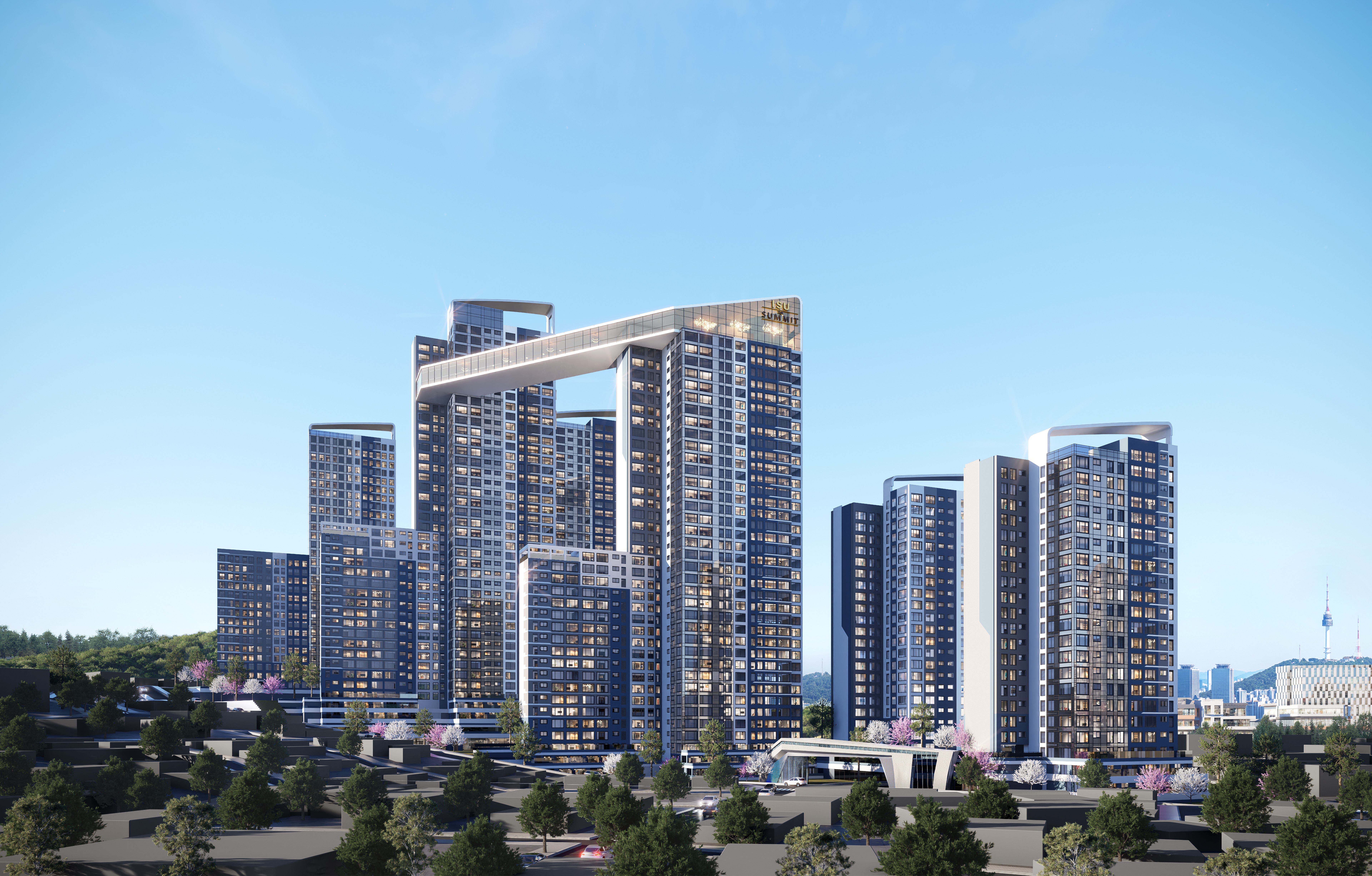 Dynamic picture of a cyclist riding downhill