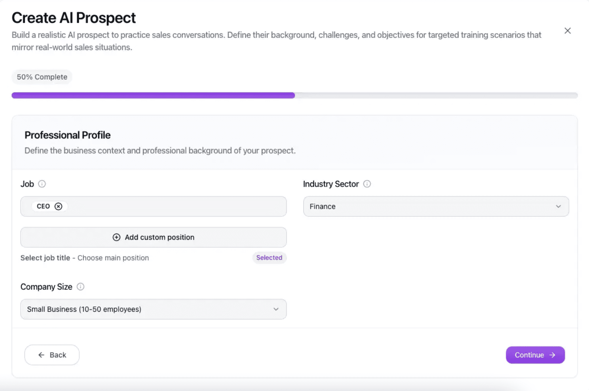 custom prospect builder