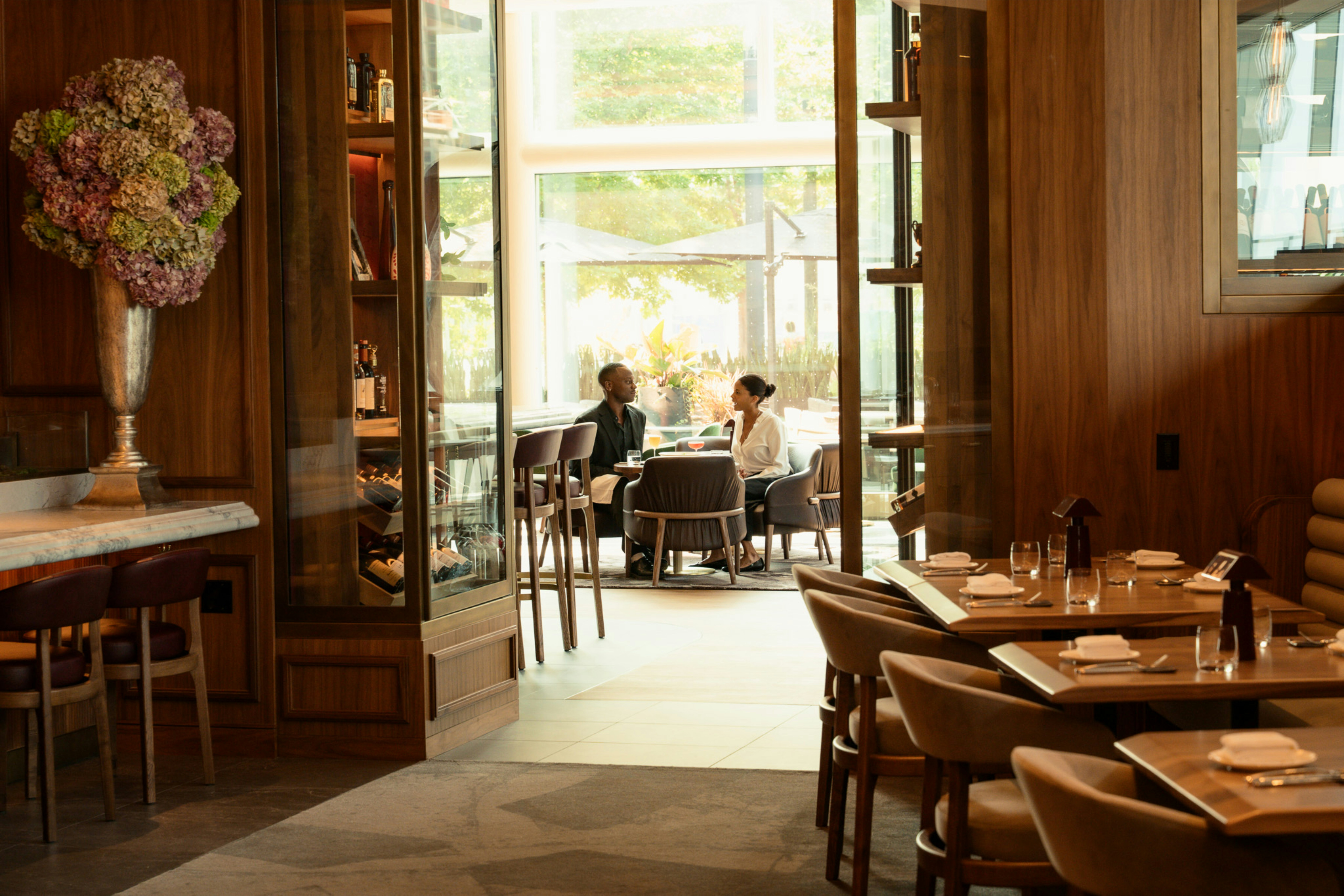 Classic restaurant interior 