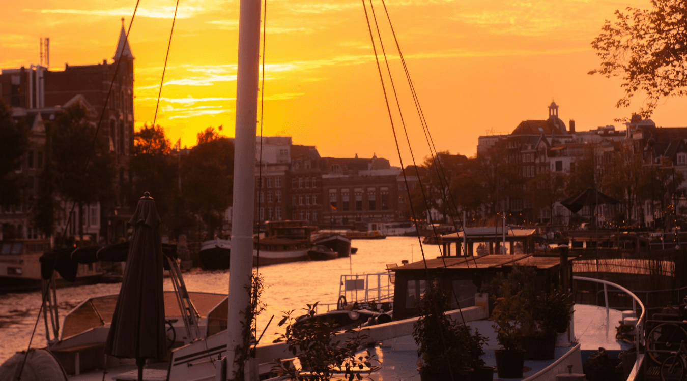 Best places to watch the sunset in Amsterdam