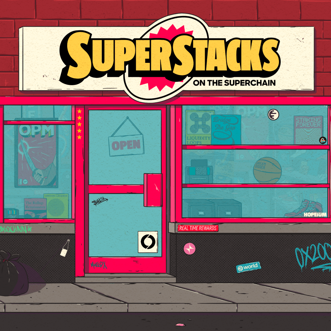 Secondary superstacks key art