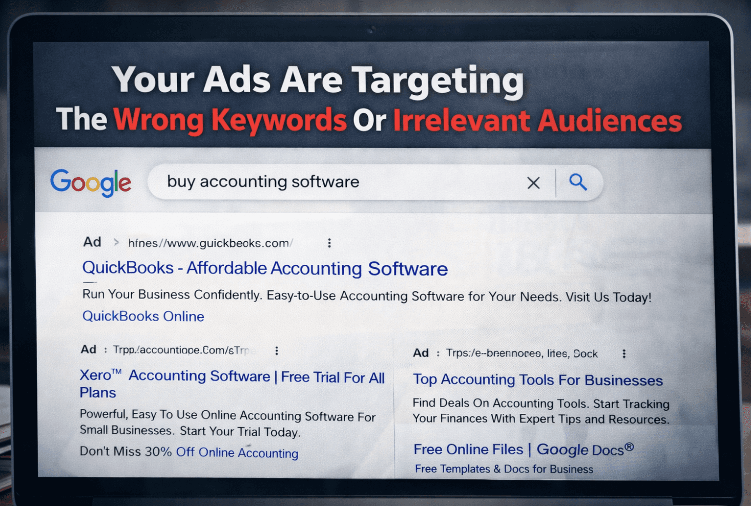 irrelevant keyword targeting