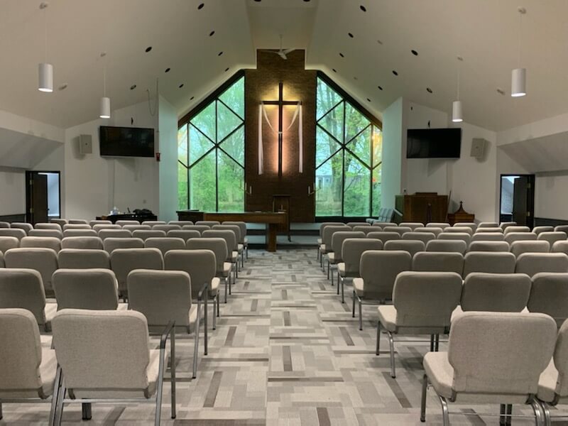 A beautiful church ceiling