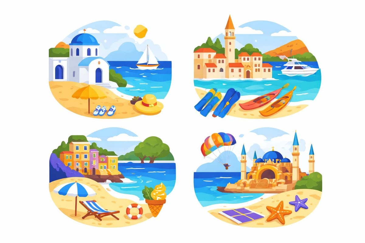 Mediterranean coastal destinations