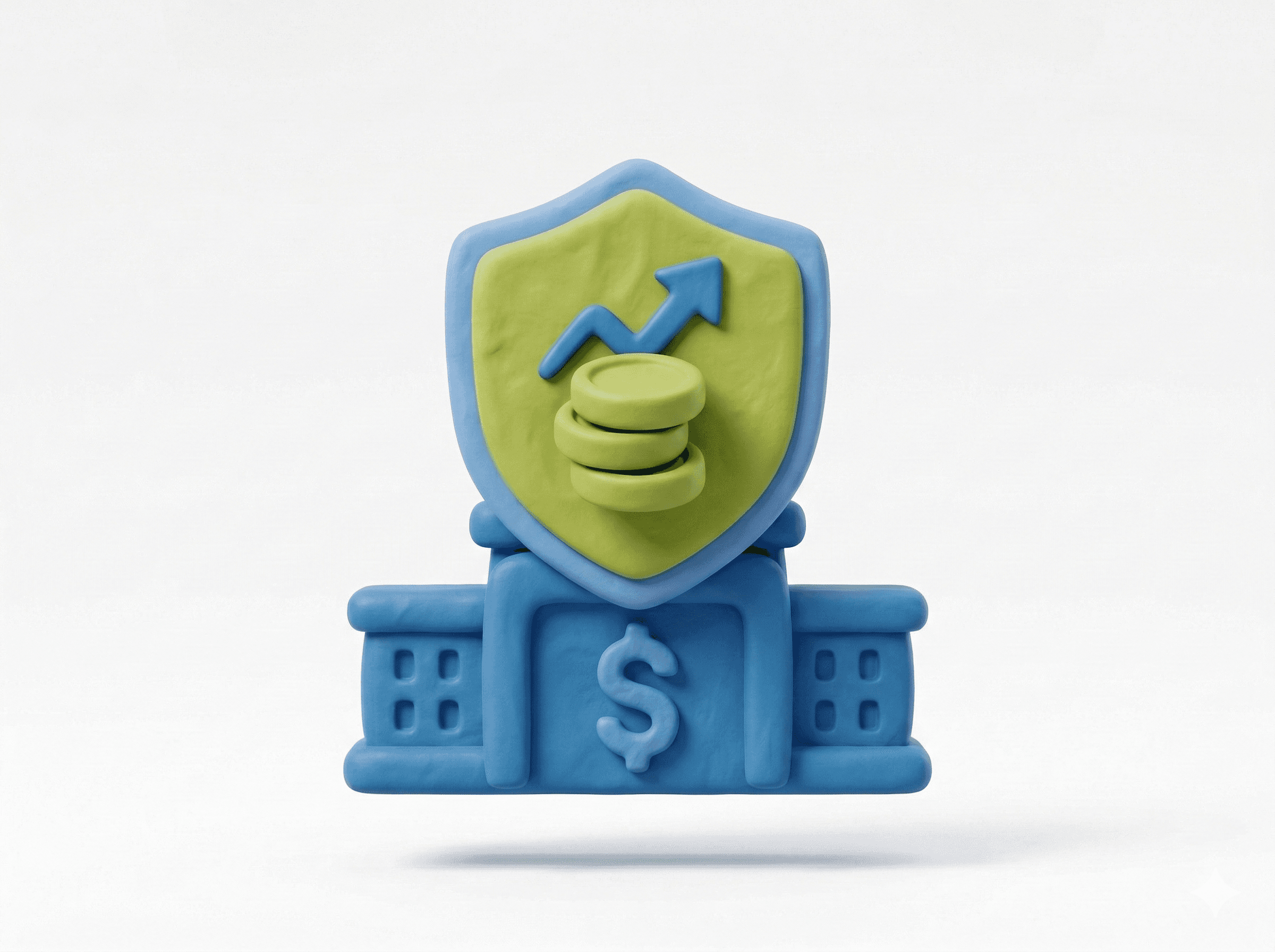 Minimal abstract sculpture with flowing translucent white curves, softly lit and casting gentle shadows on a neutral gray background.