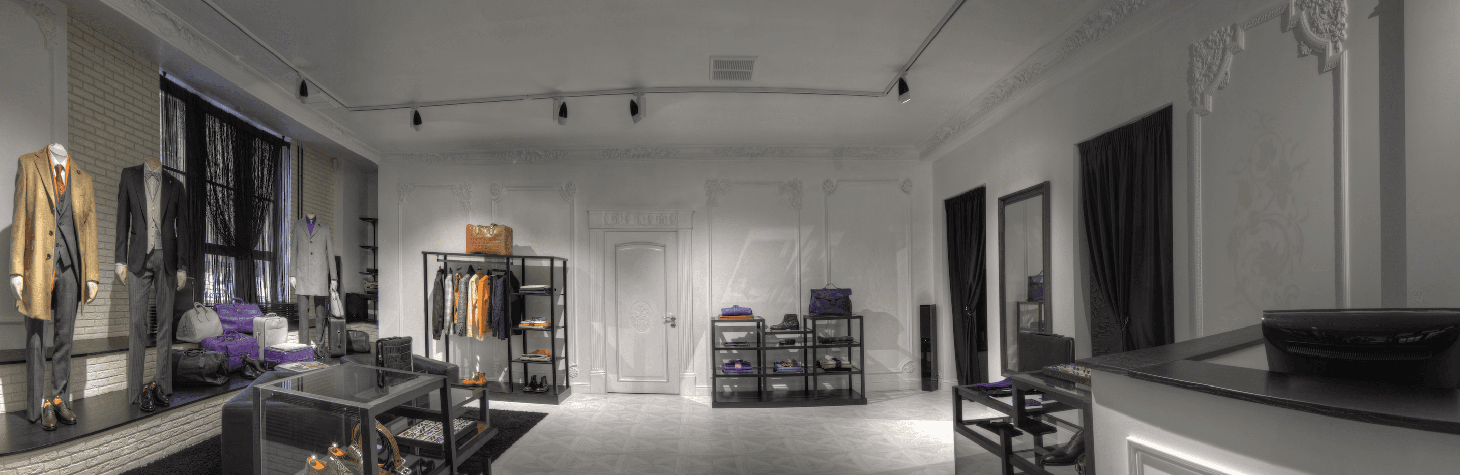 Luxury Dress Showroom Panaromic Image