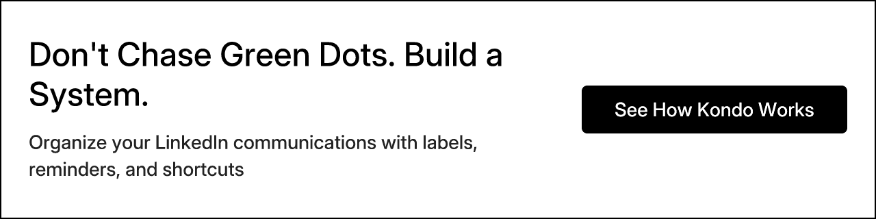Don't Chase Green Dots. Build a System.