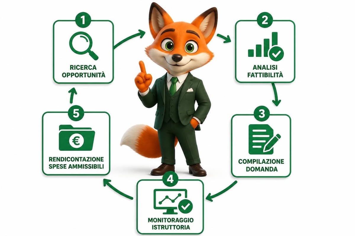 Fasi del workflow pratiche bandi