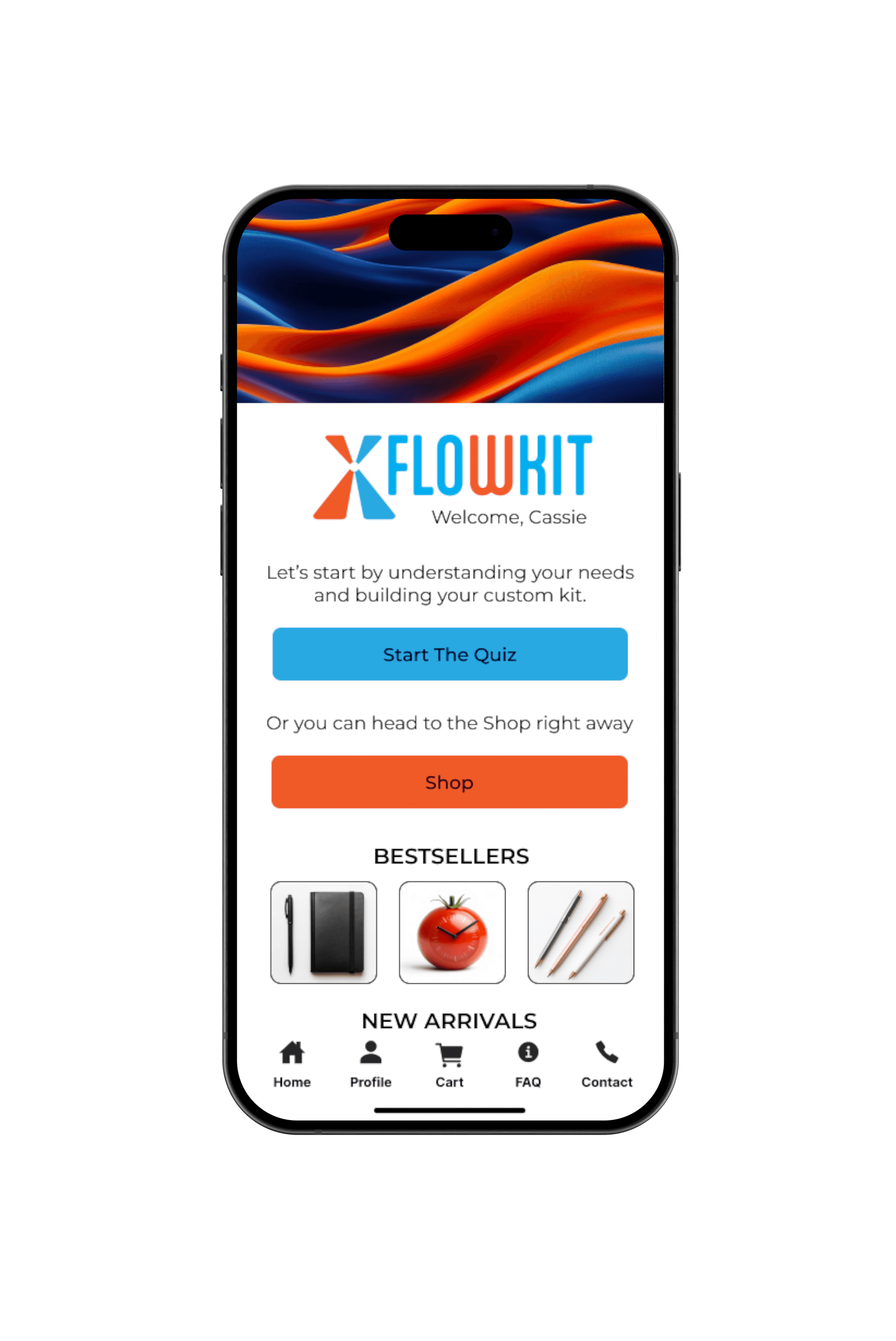 Flowkit App Screen