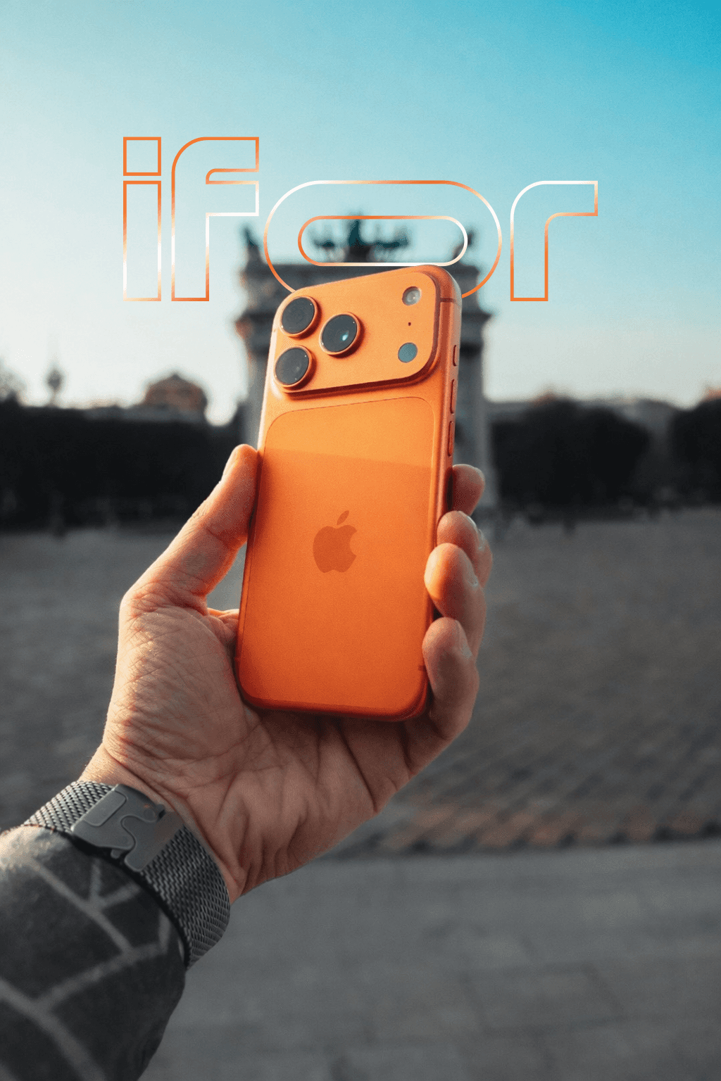 Action shot of a tennis player sprinting across a blue hard court with dramatic motion blur.
