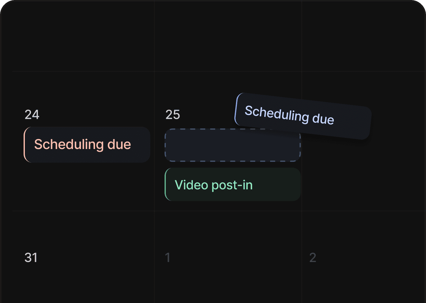 ui design scheduling