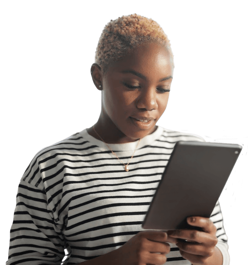 Woman using a mobile phone