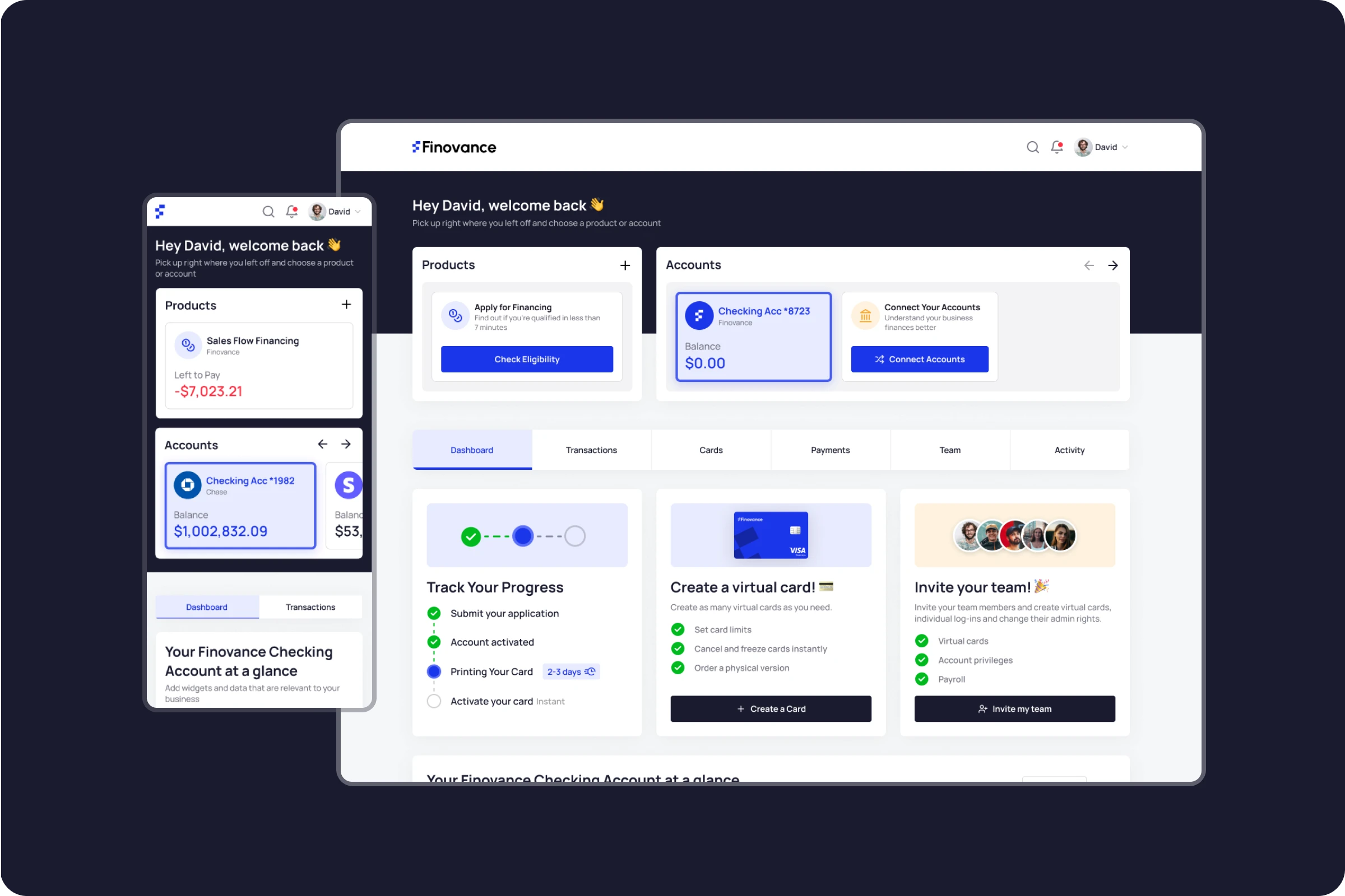 Fintech Dashboard