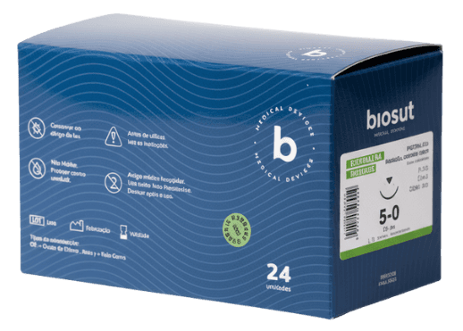 Caixa de sutura cirúrgica Ultralon