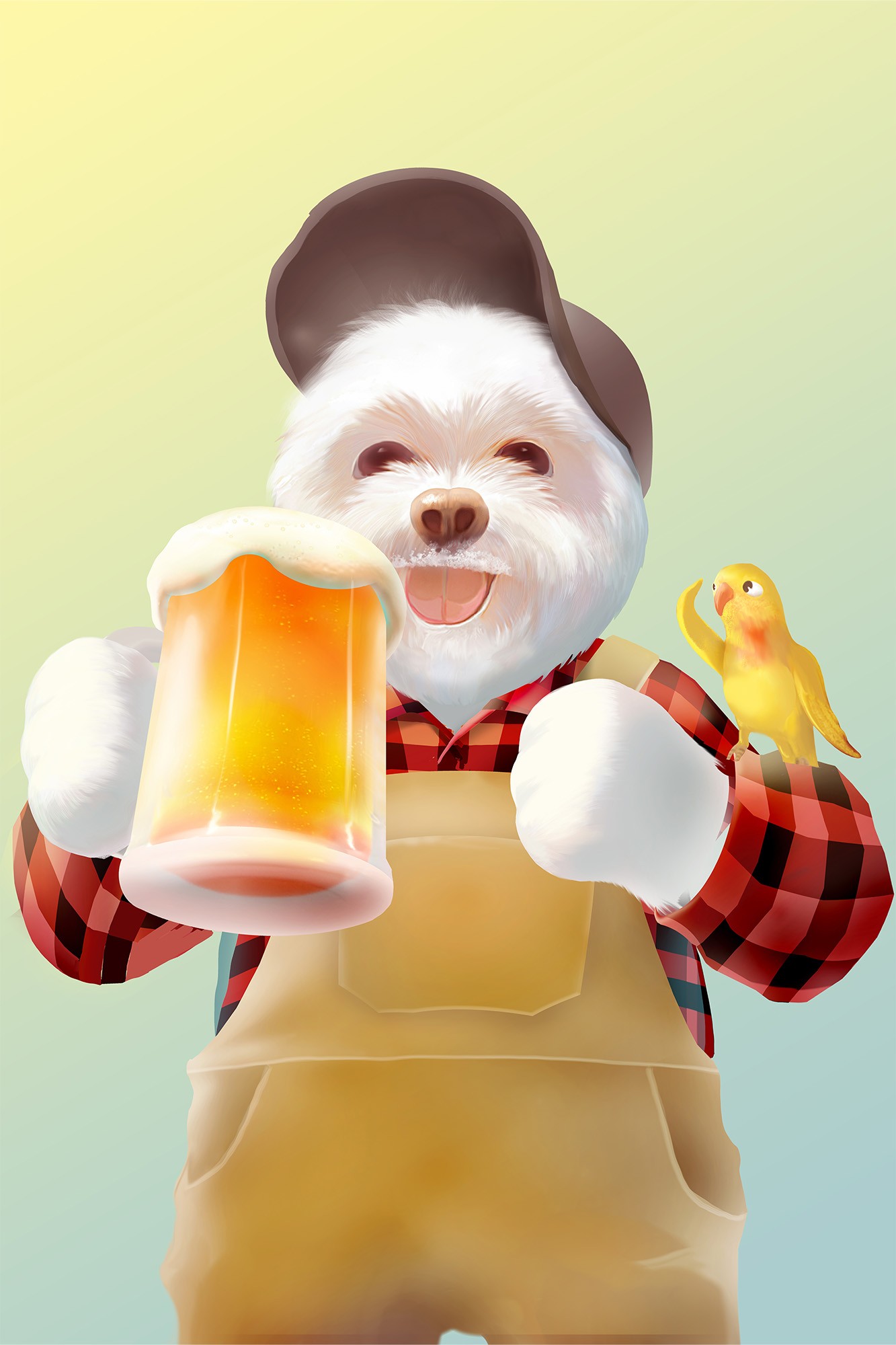 Smile Pup — A Cold One