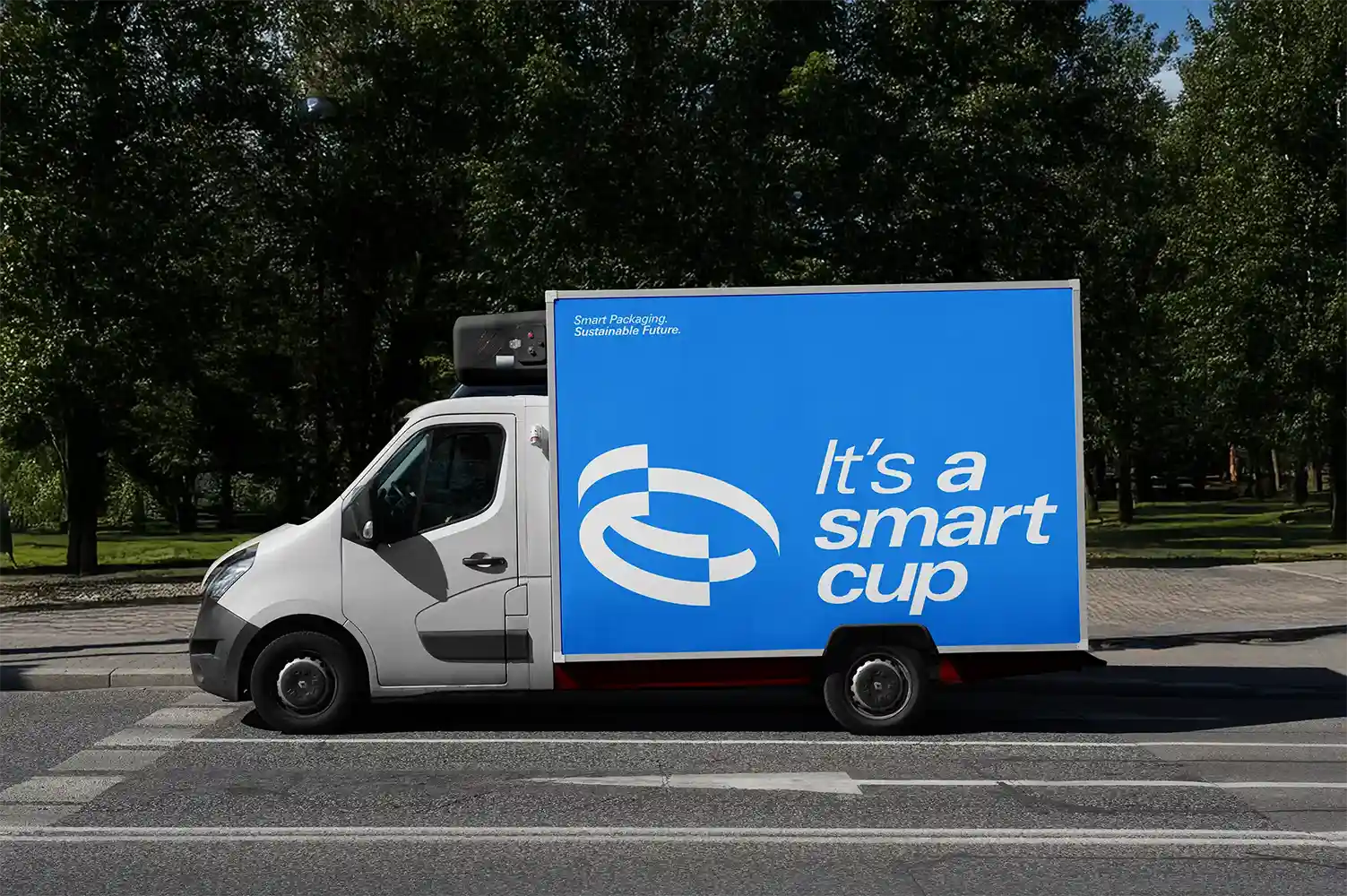 Truck, Logo, Slogan, Branding Application