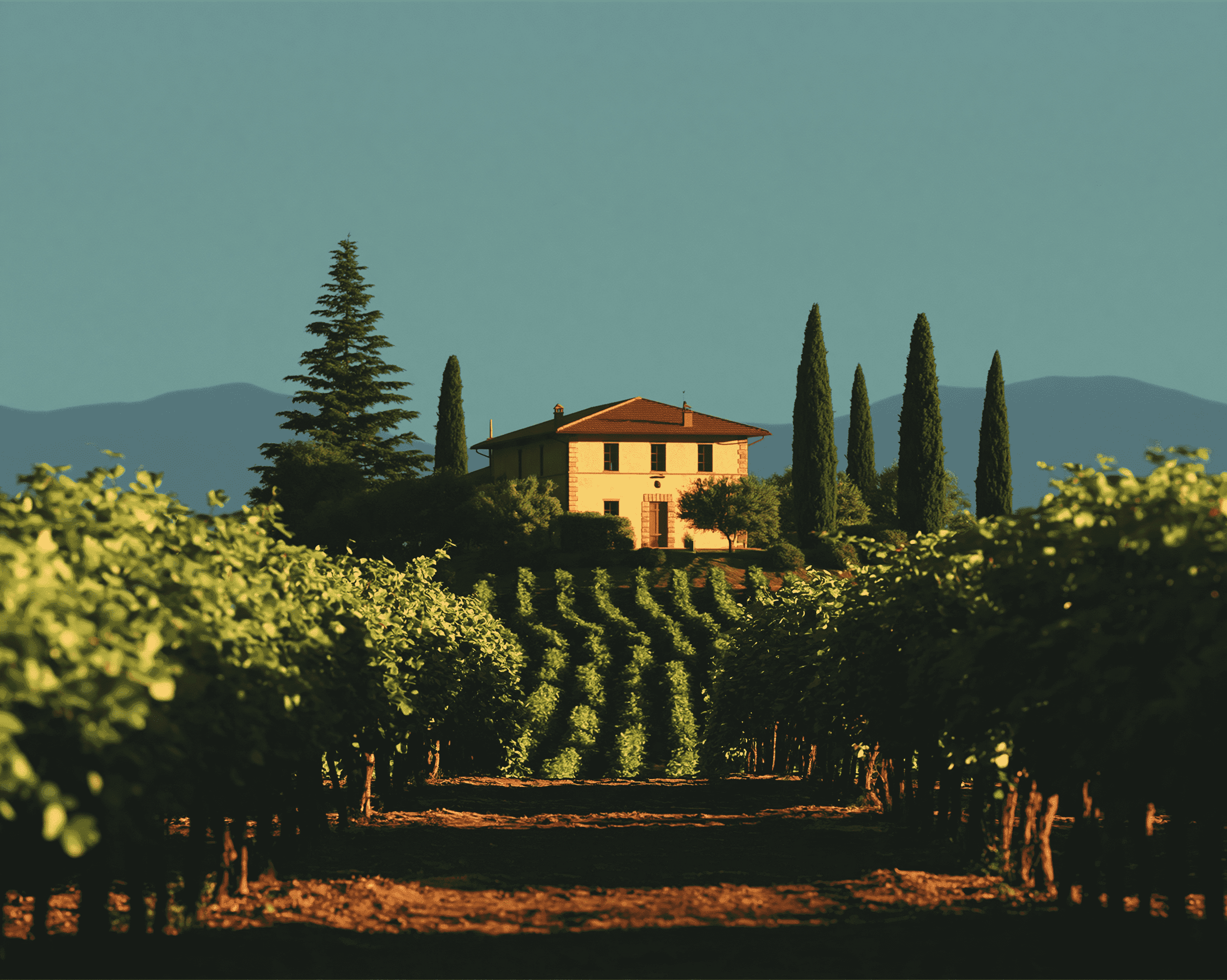 Tuscan estate