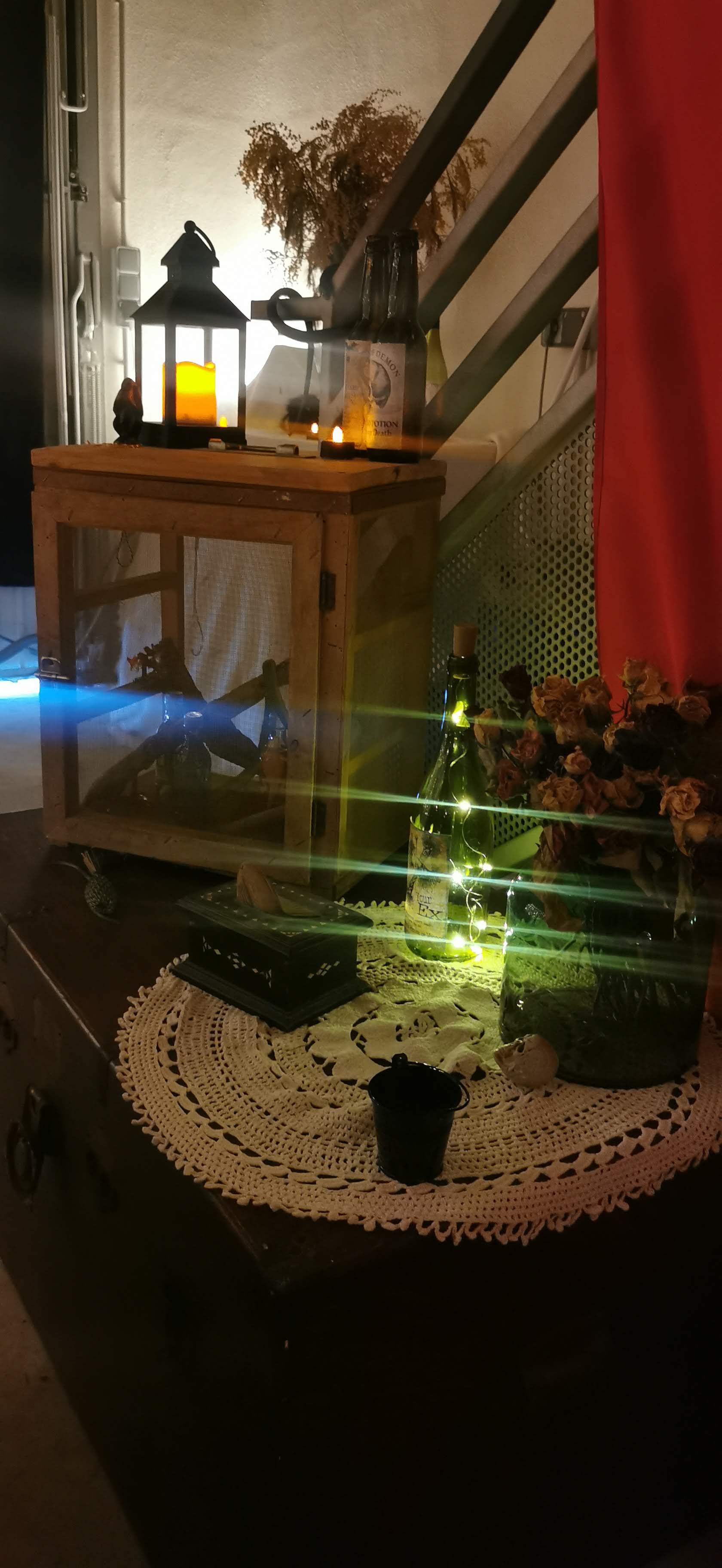 décoration halloween récup