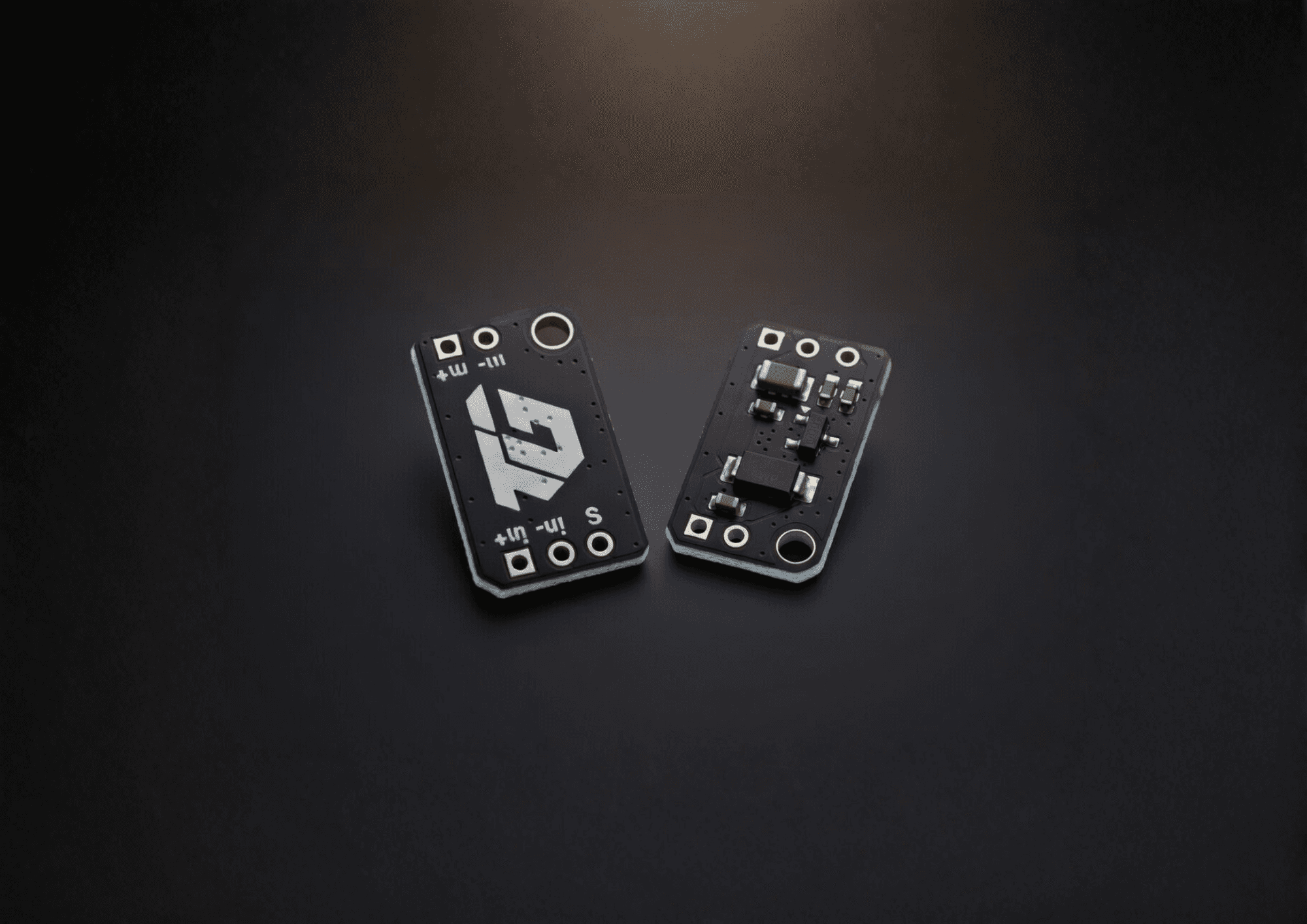 TechGeeks USC on black background product shot – compact PWM motor controller for robotics
