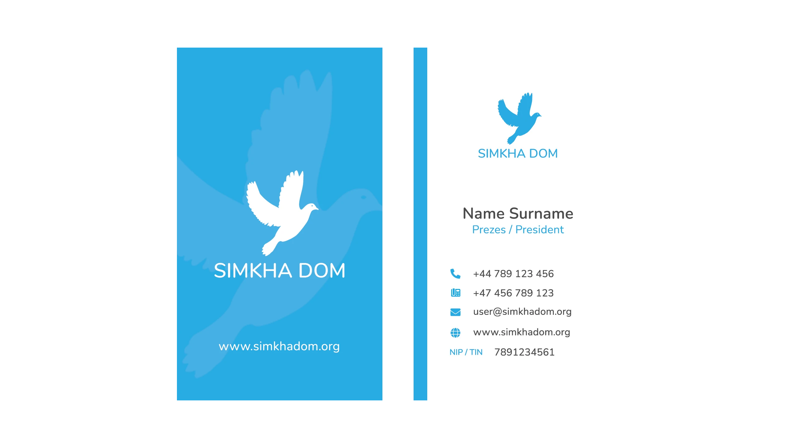 Simkha Dom Foundation Business Cards 02