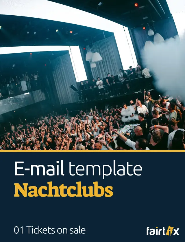 E-mail template Nachtclubs - 01 Tickets on sale
