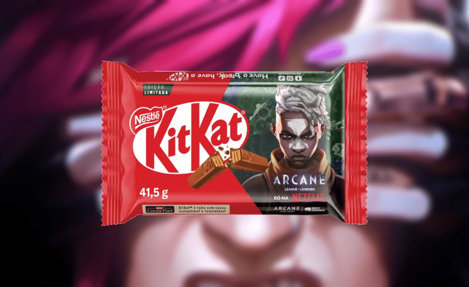 KitKat apresenta 5 embalagens especiais inspiradas no universo de Arcane