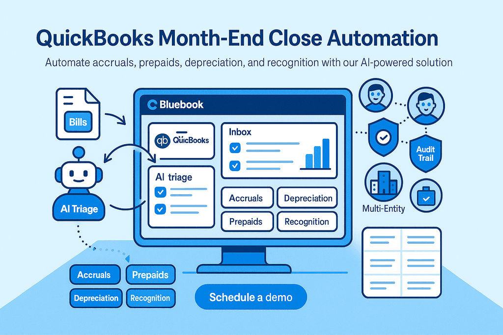 Quickbooks integration - Month end close automation