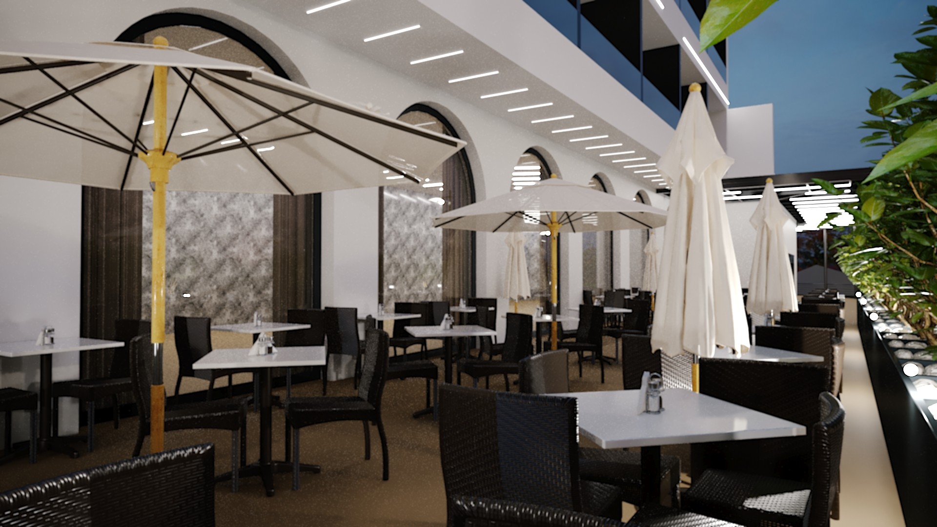 Архитектурная визуализация гостиницы на 53 номера, Ташкент