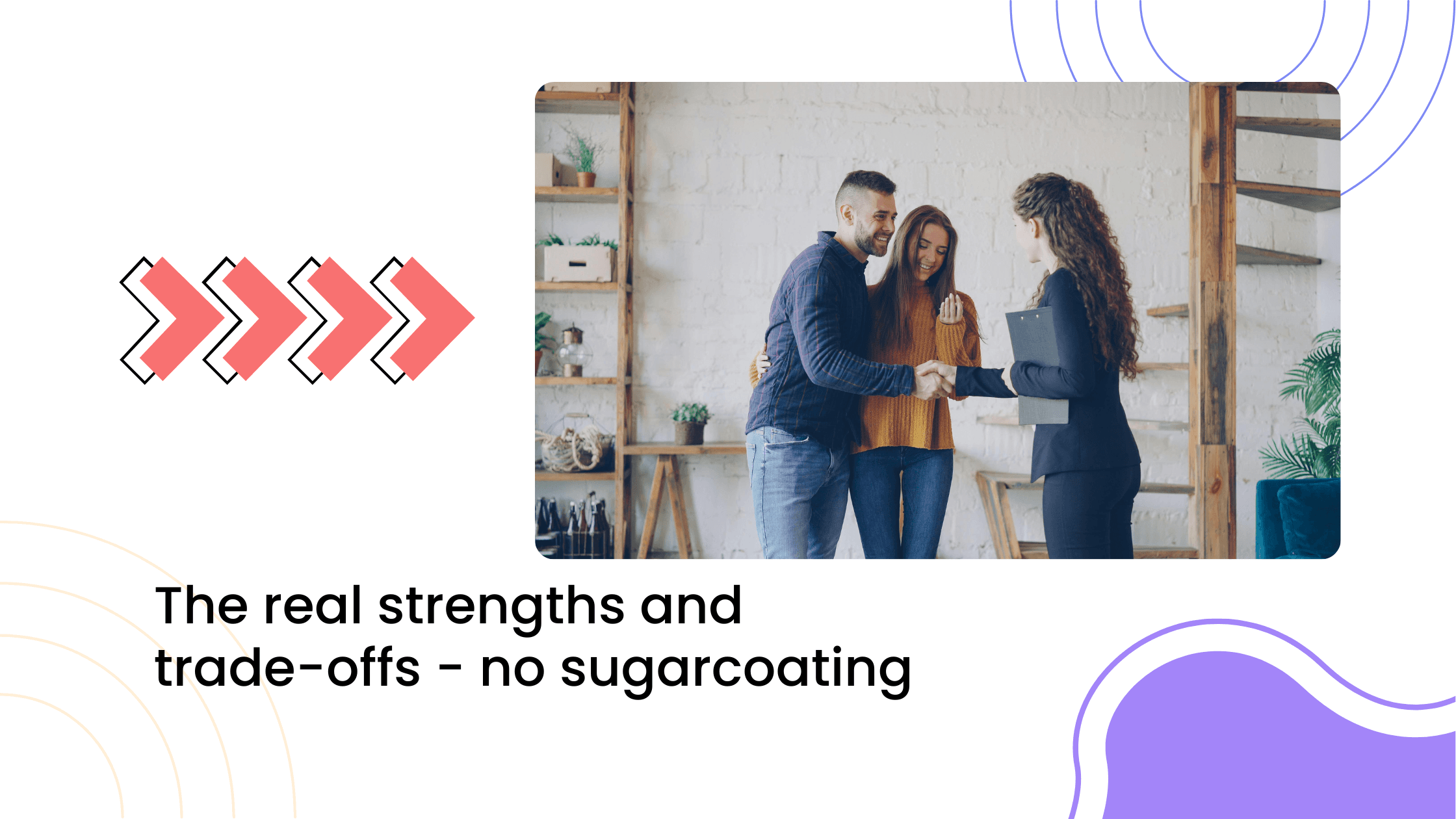 A coach in talks with a couple of their clients, representing the strengths and trade-offs of Circle, Skool, and Kajabi for coaching businesses