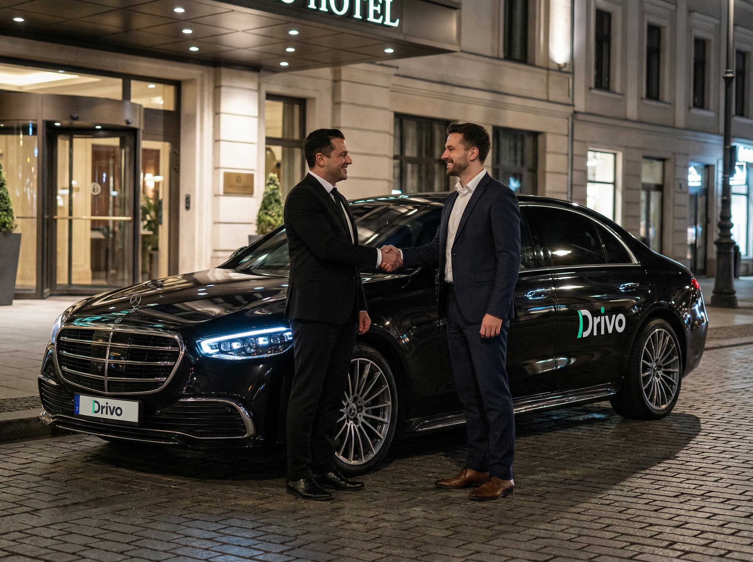 High-rise office building with sustainable design features