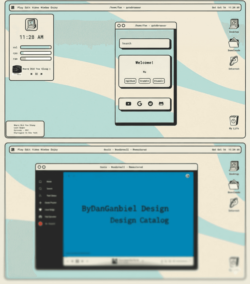 Cappuccino on a wooden table