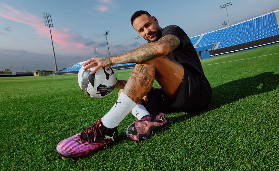 Puma celebra o retorno de Neymar em ações de lançamento da chuteira Future 8