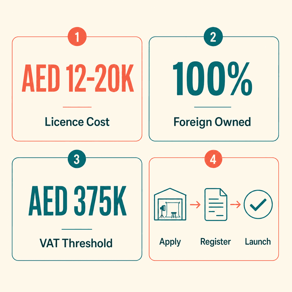 Infographic: Start a Dance instruction and dance studios Business in Dubai