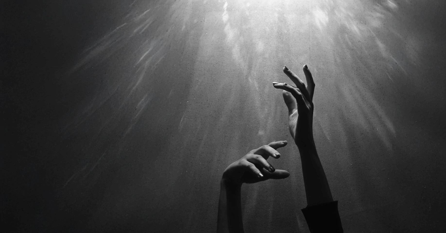 person raising both hands