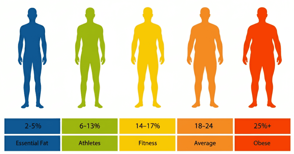 body fat - Male body fat percantage