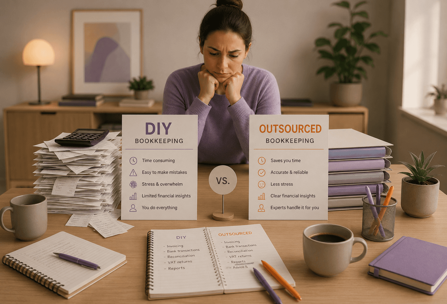 DIY vs. Outsourced Bookkeeping