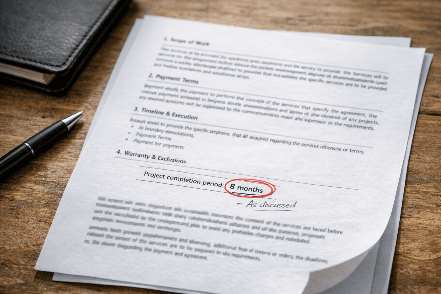 Interior Contract