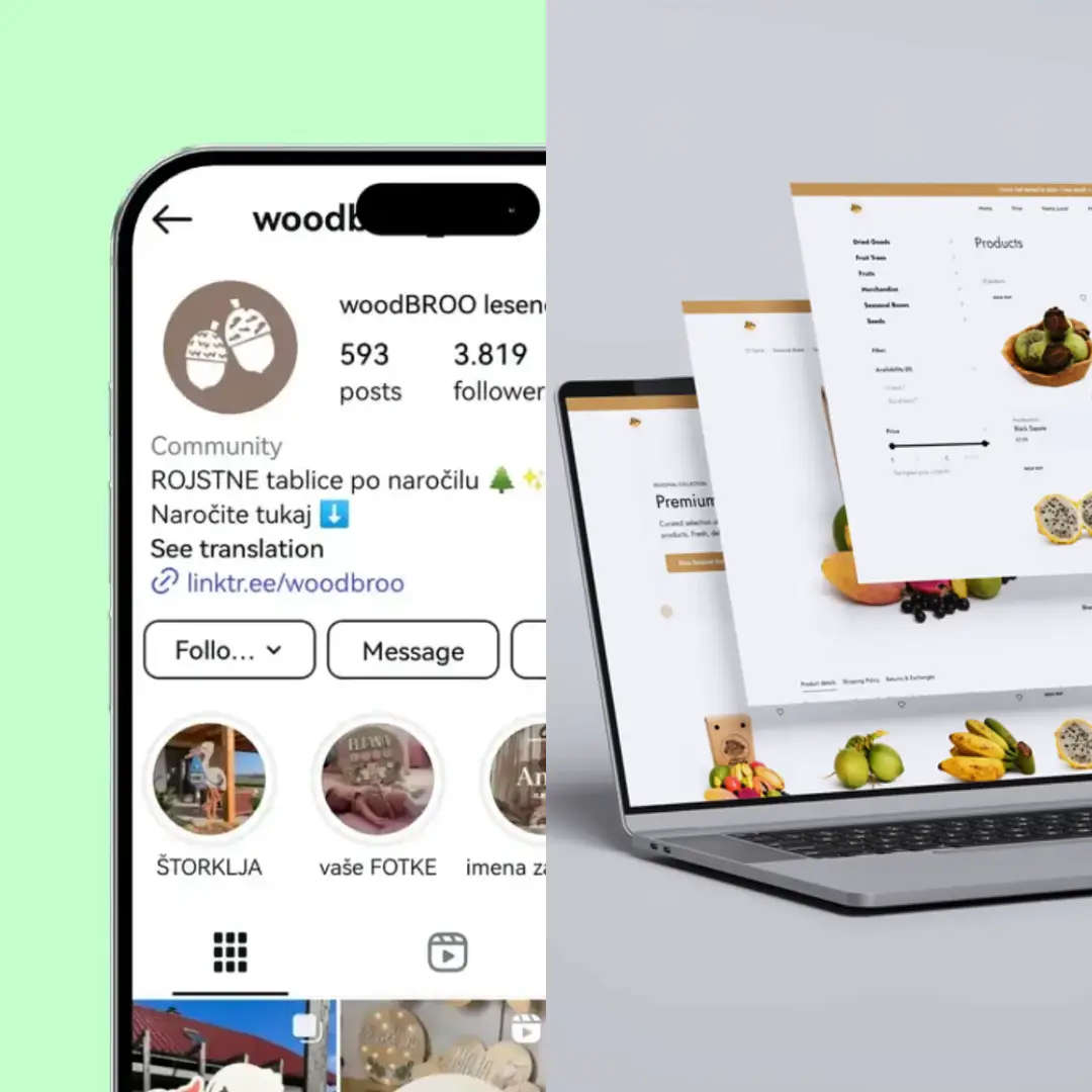 Portrait of a curly-haired man in a rust-and-white striped knit sweater under a clear blue sky—modern fashion look.