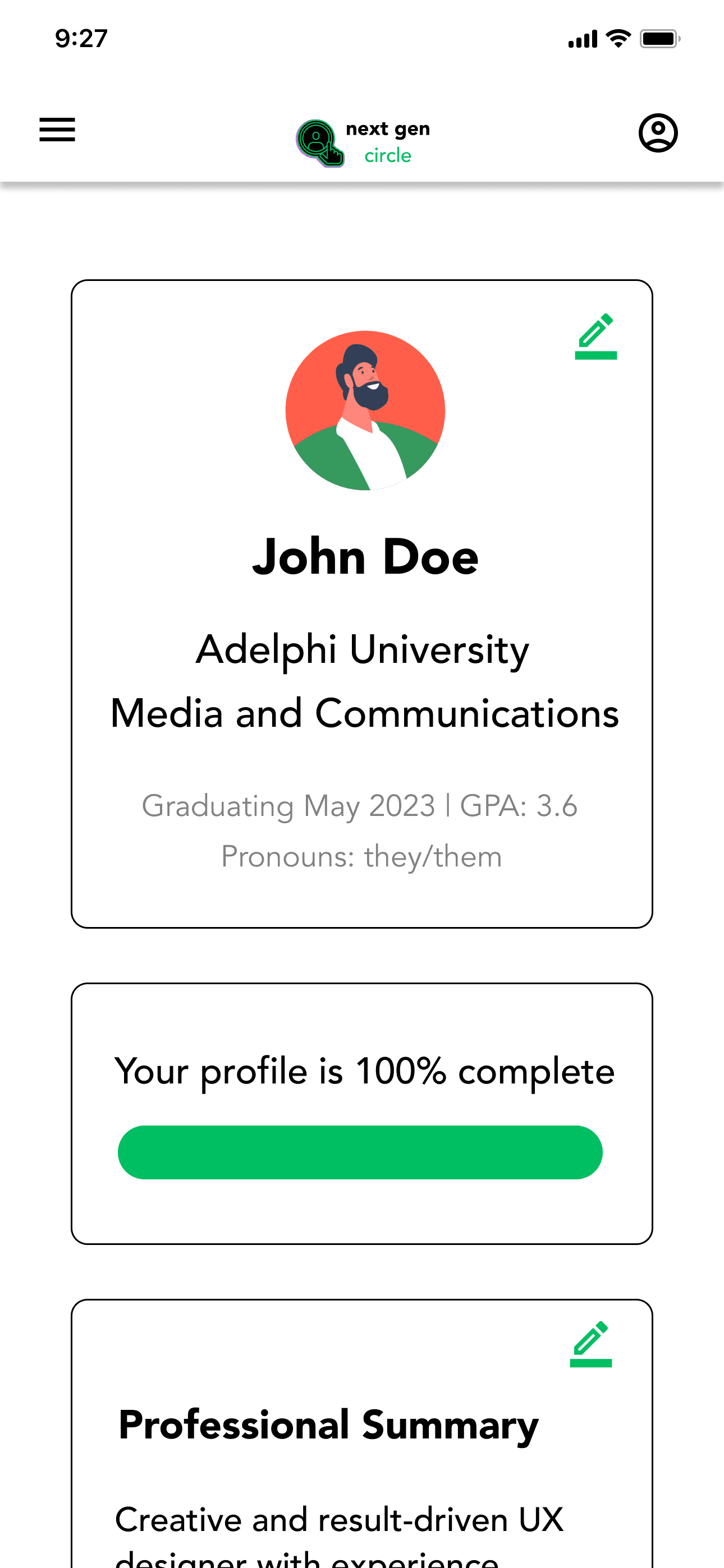 Profile & Onboarding