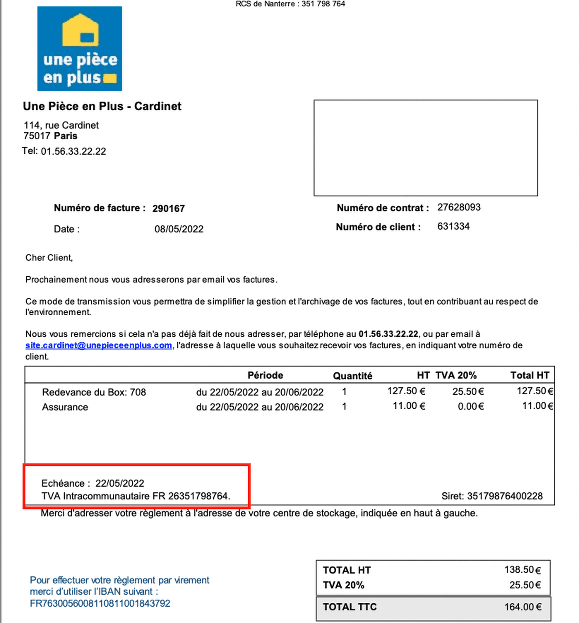 numéro TVA intracommunautaire