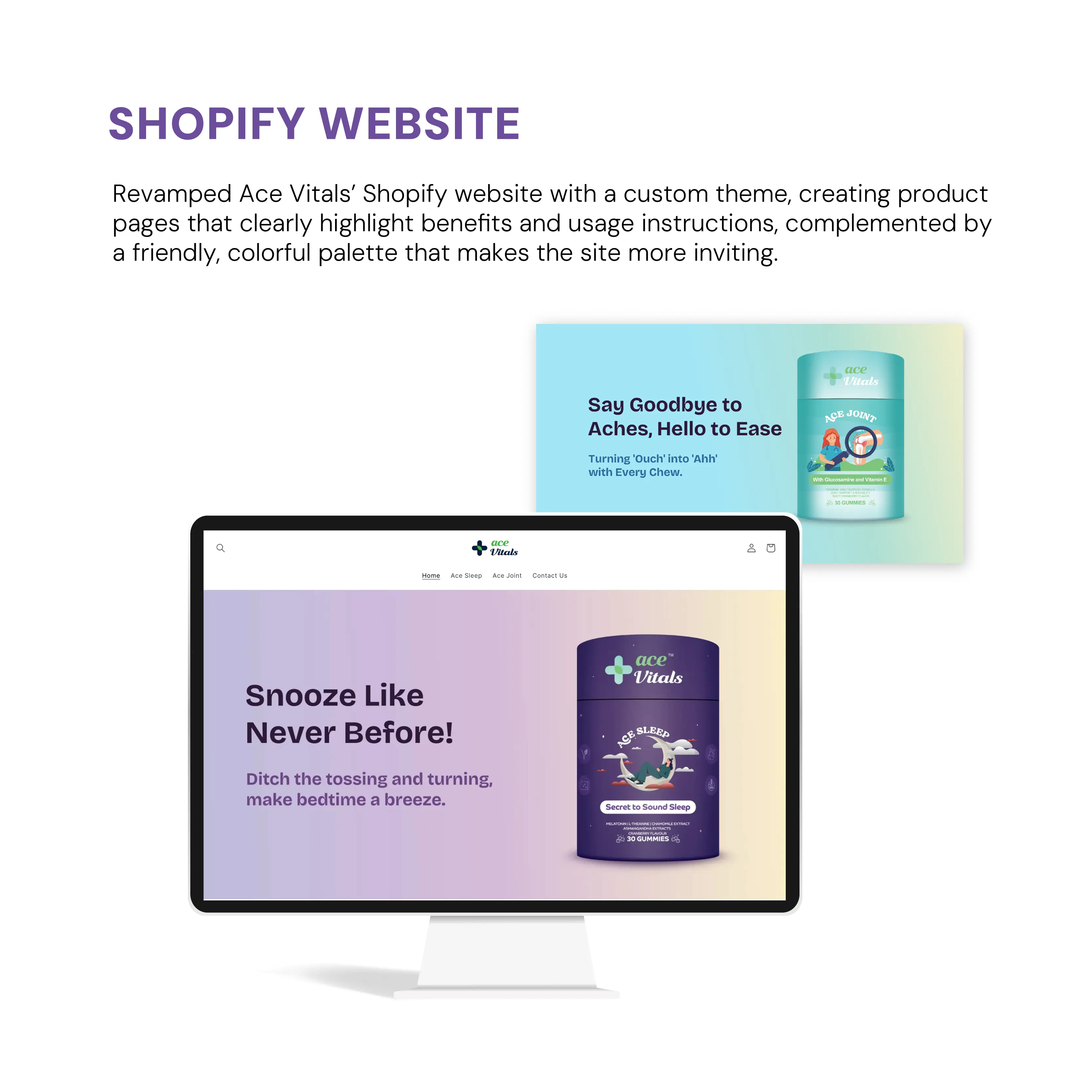 Website Design for Ace Vitals