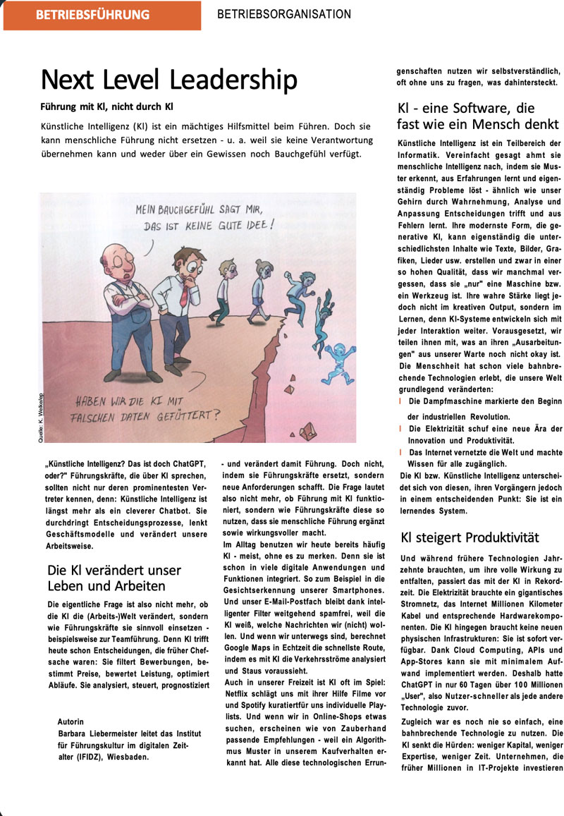 Cover: Der Mensch im KI-Zeitalter