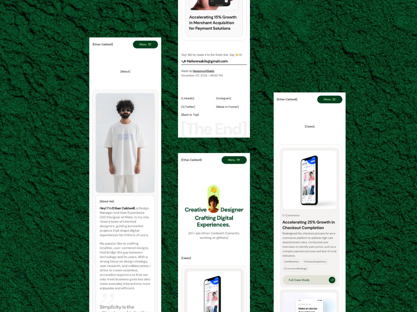Uxfolio — 极简作品集网站设计灵感