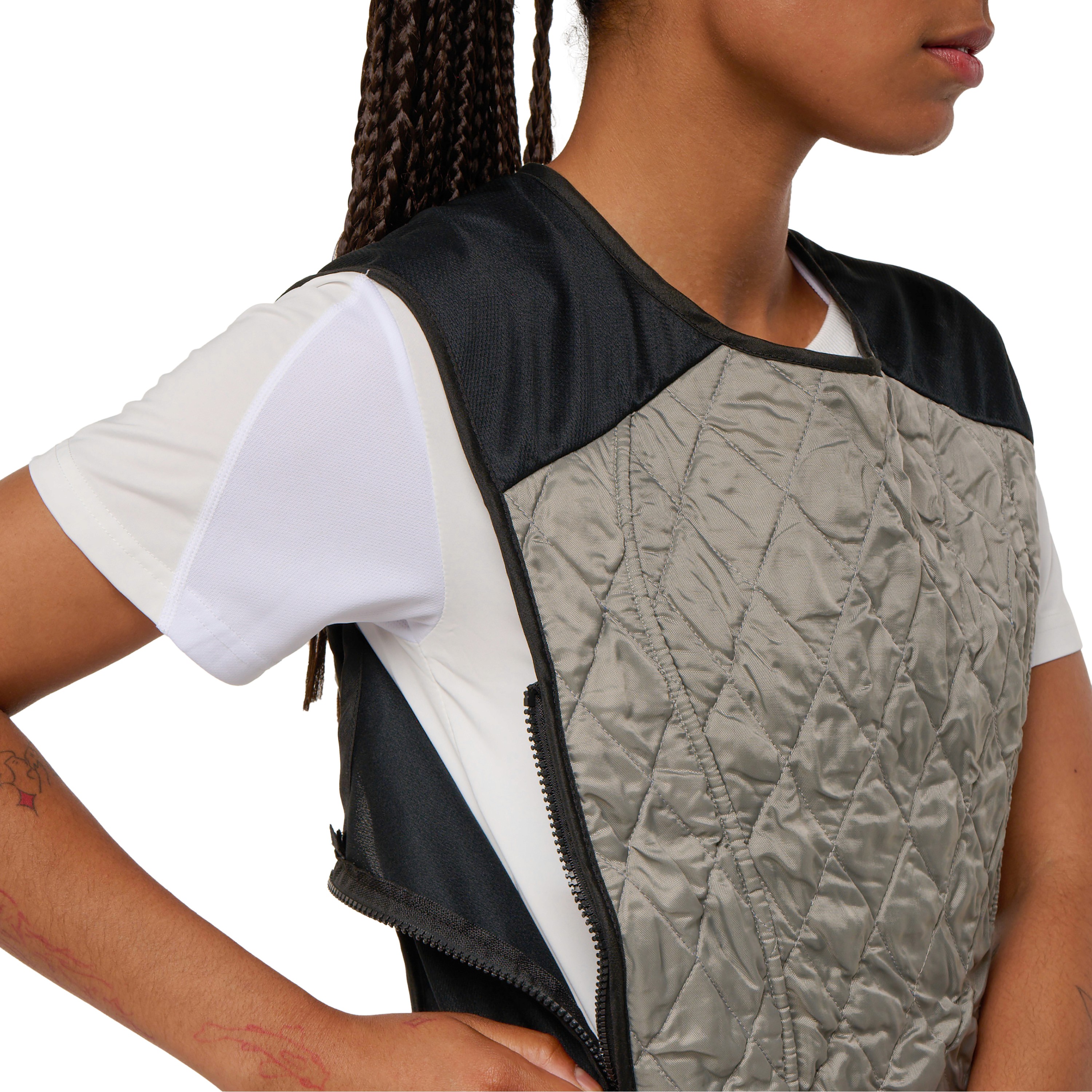 Détail du gilet rafraîchissant G-Heat tissu technique respirant anti-chaleur